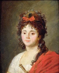 Retrato de Mademoiselle Maillard (1766-1818) como la Diosa de la Razón en la Fiesta de la Iglesia de Notre-Dame, 10 de noviembre de 1793, después de 1793